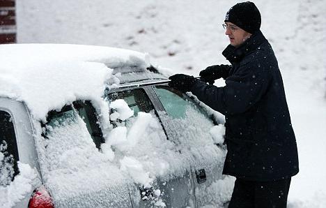 Defina o carro para o inverno