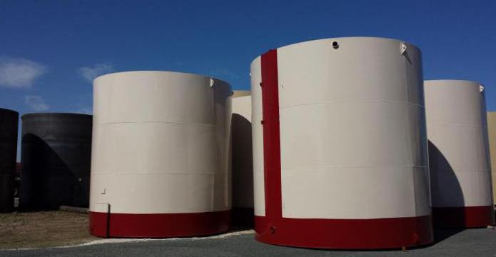 Construção de tanques de armazenamento de óleo e produtos petrolíferos