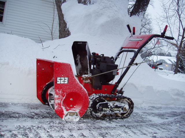 equipamento de remoção de neve para dachas