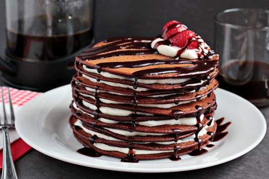 Bolo Pancake com creme de coalho - uma combinação de tradição e criatividade