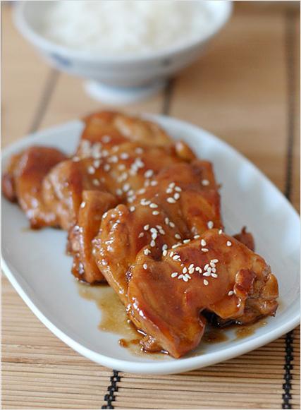 frango com molho teriyaki