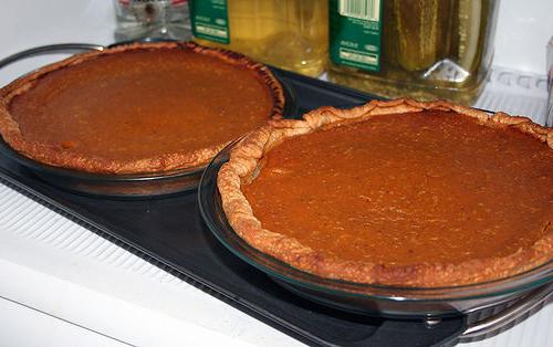 Torta com receita de abóbora