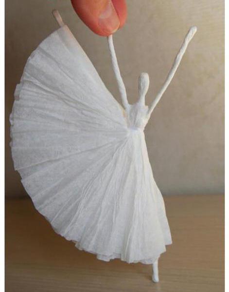 Ballerina de guardanapos: decoração elegante e presente original