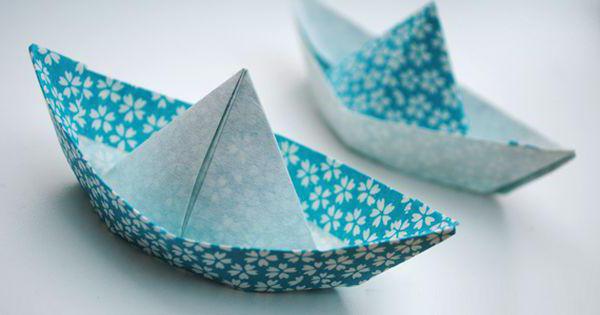 Como fazer barco de origami de papel para crianças: instruções passo a passo