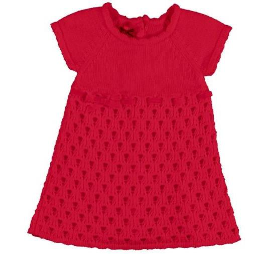 Vestido de malha para bebê