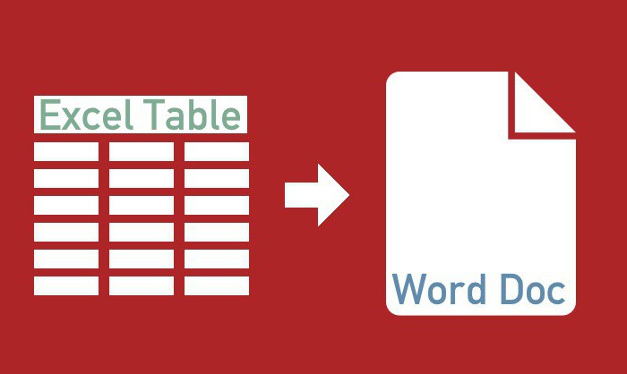 como mover da tabela Excel para a palavra