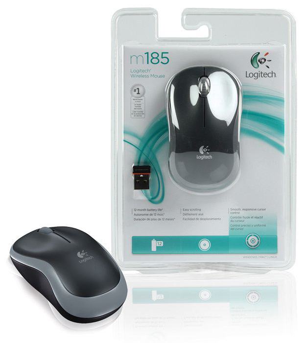 mouse de computador logitech m185