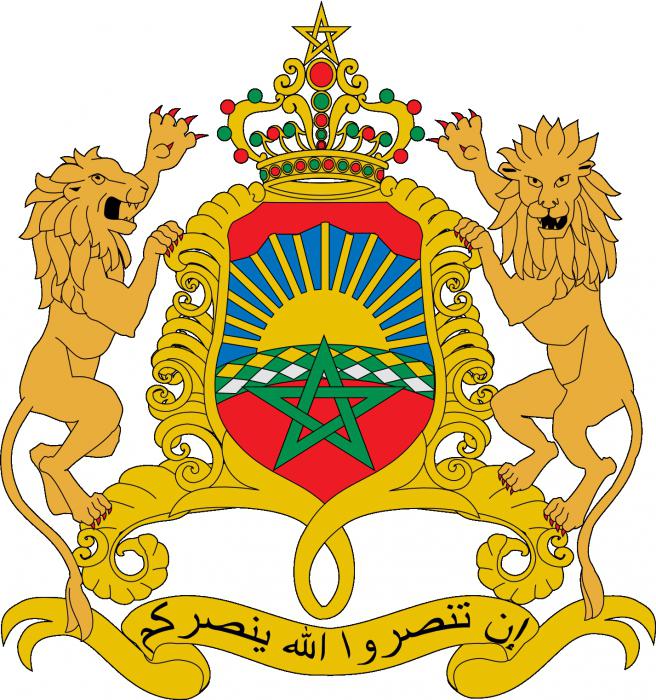 Bandeira de Marrocos: descrição e história. O brasão de Marrocos