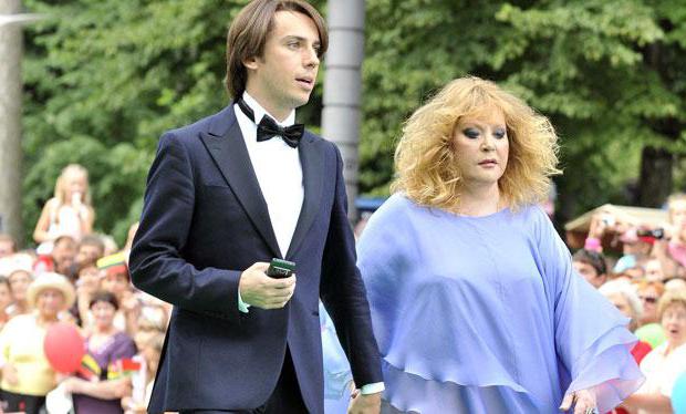 A diferença de idade entre Pugacheva e Galkin 