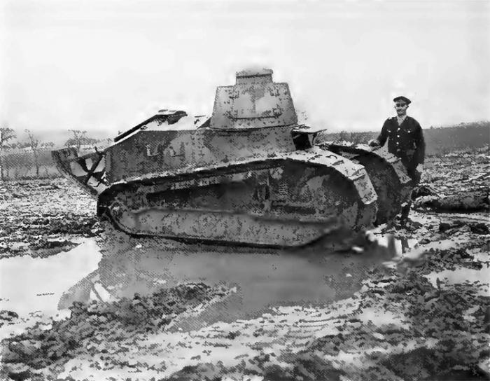 tanque da Primeira Guerra Mundial
