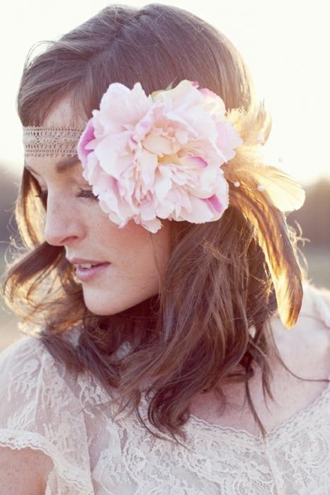 cabelo de casamento tamanho médio do cabelo