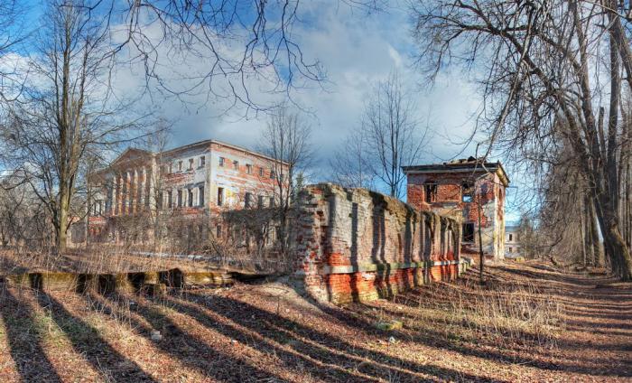 Grebnevo (manor): história e foto. Fazenda abandonada Grebnevo