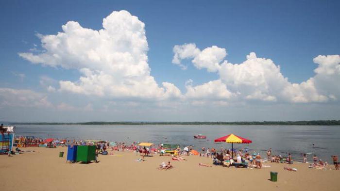 praia da cidade em Kostroma