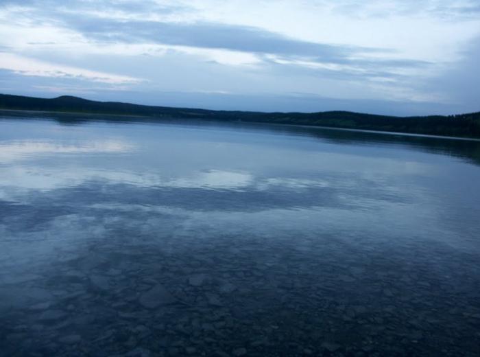 Território do Lago Sharypovo Krasnoyarsk 