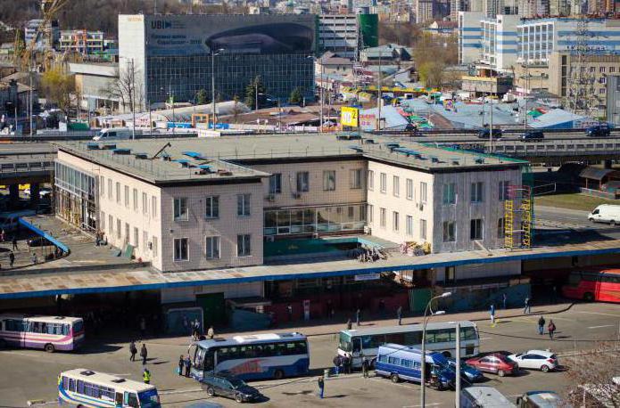 Transporte Kiev, estação de ônibus Central