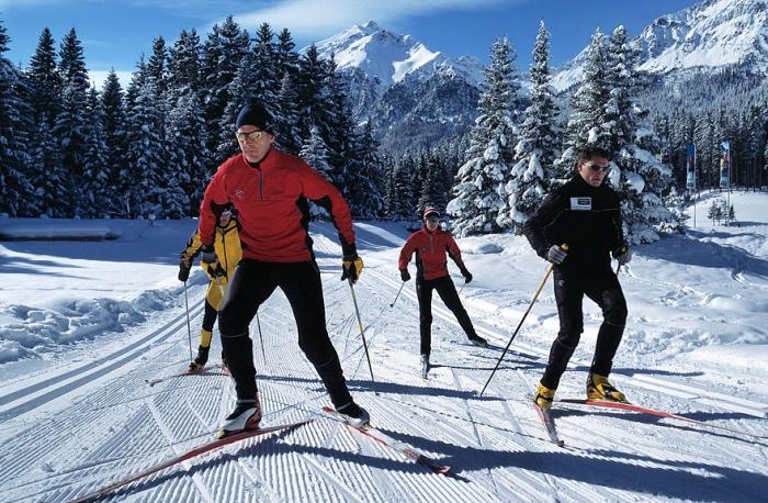 Escolhemos esqui cross-country