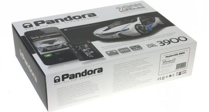 Alarme de carro bidirecional Pandora DXL-3900: revisão, descrição, especificações, instruções e comentários