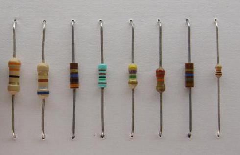Como a marcação dos resistores é codificada por cores?